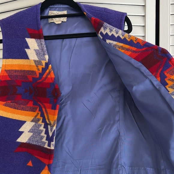 RARE vintage Pendleton High Grade Western Wear wool vest - Picture 4 of 5